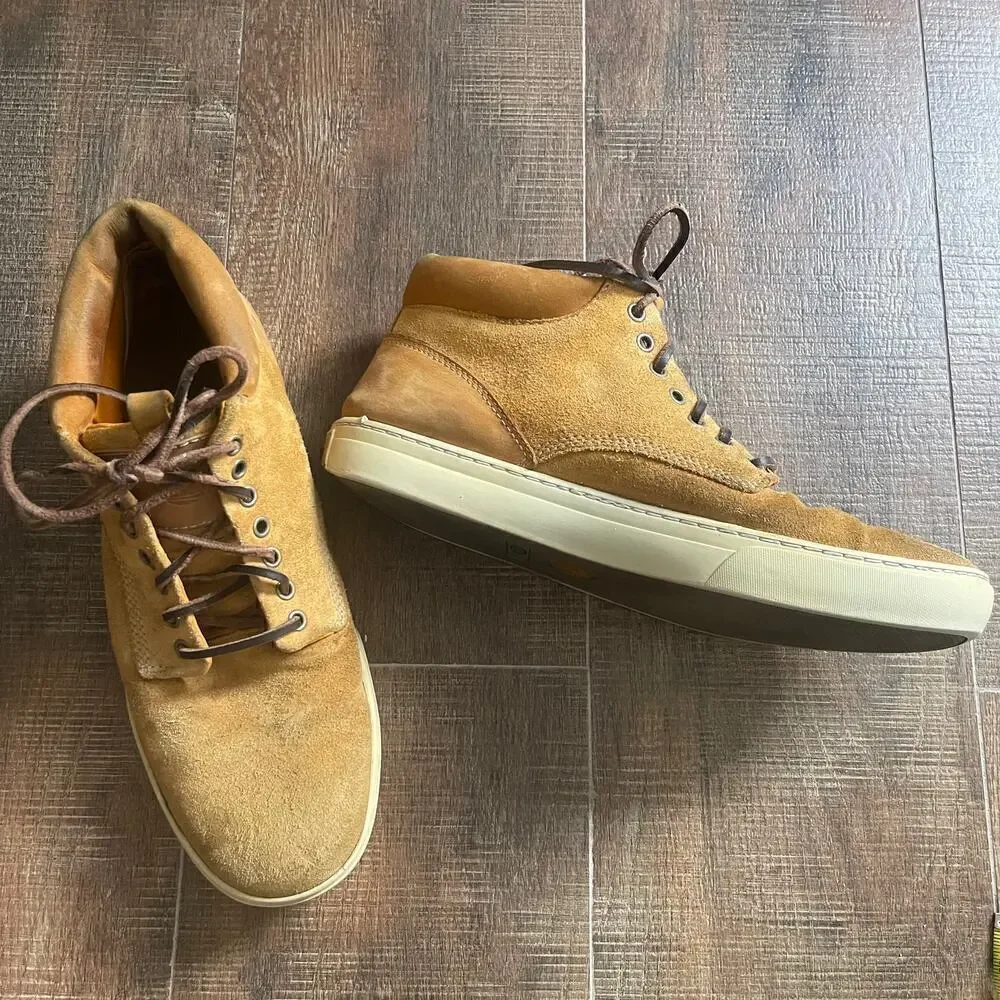 Timberland Adventure 2.0 Cupsole Tan Chukka Men's Leather Boots Size 12